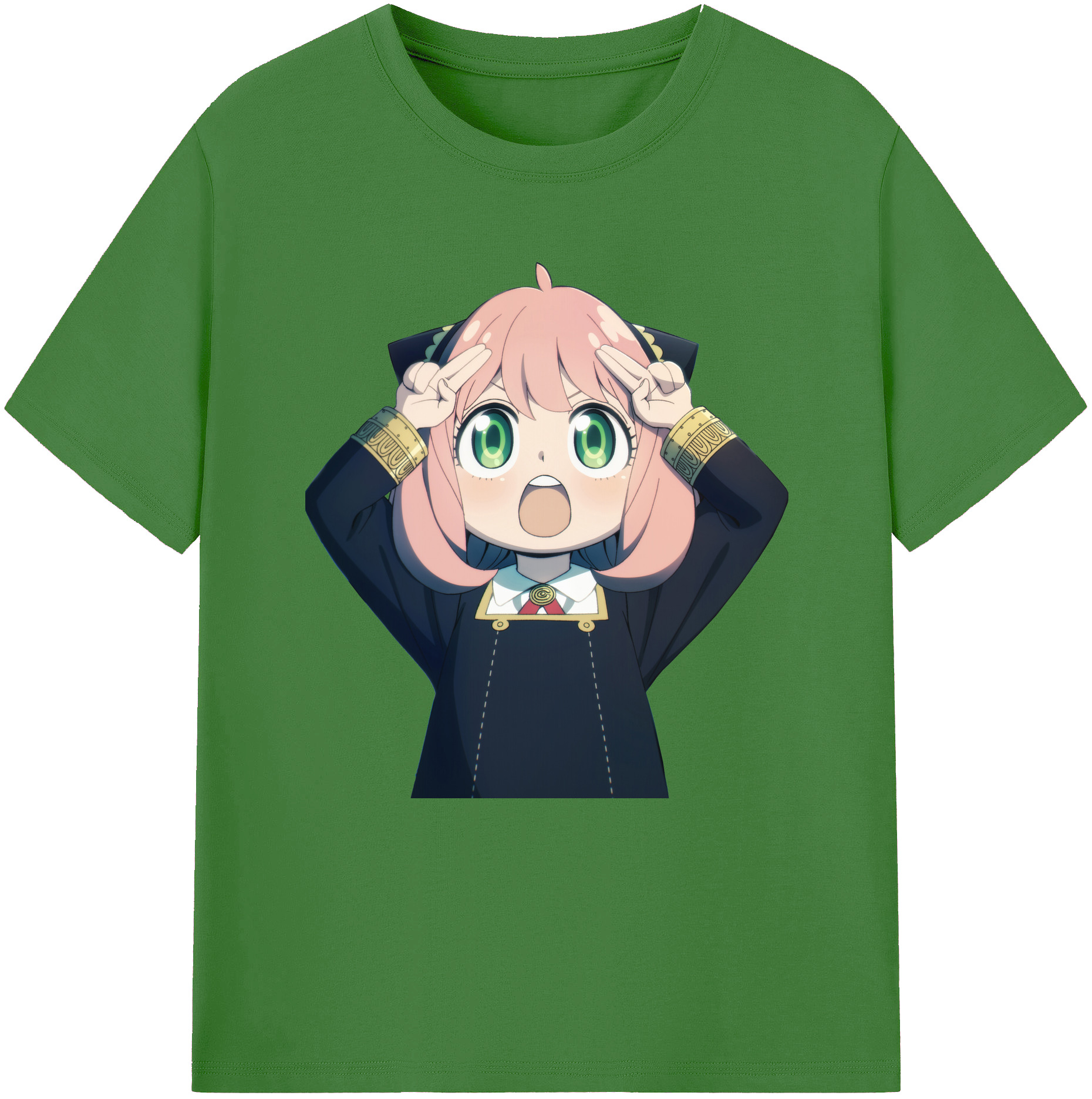 （画像用） SPY×FAMILY间谍家家酒 レディースカジュアルプリントTシャツ（綿100％）